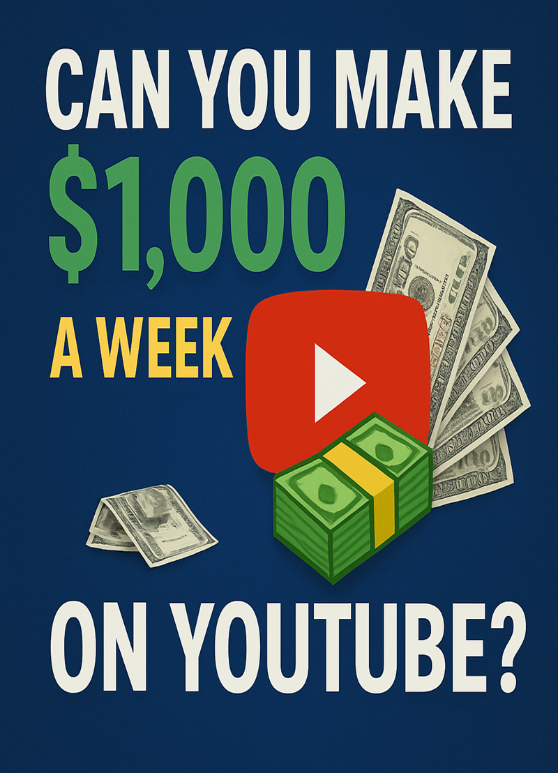 Can You Make $1,000 a Week on YouTube?